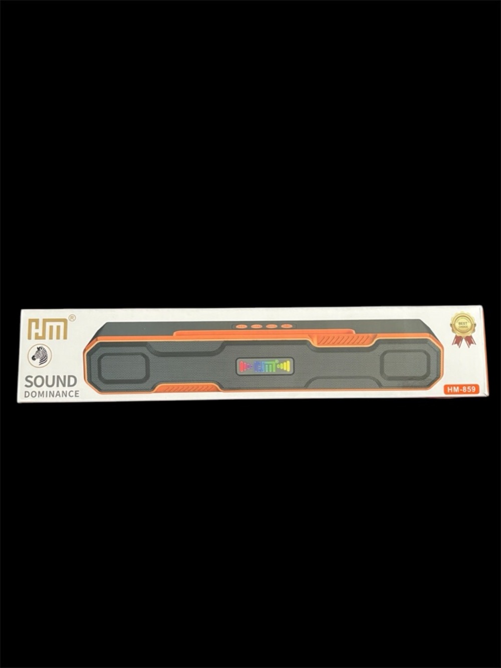 H&M Sound Dominance Portable Bluetooth Speaker - Orange & Gray
